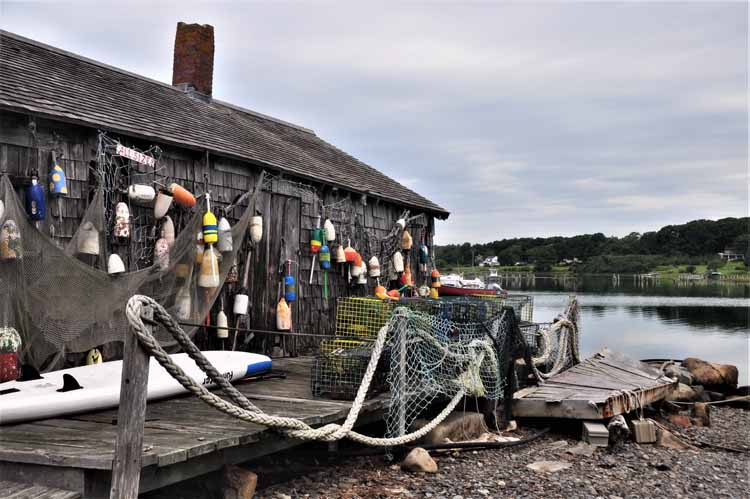 buoys on bulding